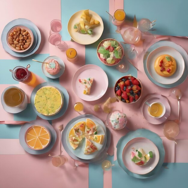 Colaj de preparate culinare